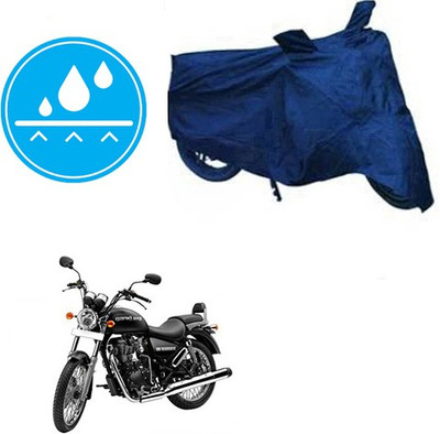 RPSENTTERPR Waterproof Two Wheeler Cover for Royal Enfield(Thunderbird 350, Blue)