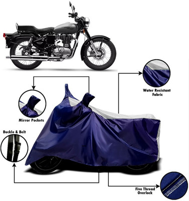 V VINTON Two Wheeler Cover for Royal Enfield(Bullet 350, Multicolor)