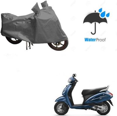 Motoren Waterproof Two Wheeler Cover for Honda(Activa 3G, Grey)