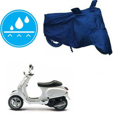RPSENTTERPR Waterproof Two Wheeler Cover for Piaggio(Piaggio Vespa, Blue)