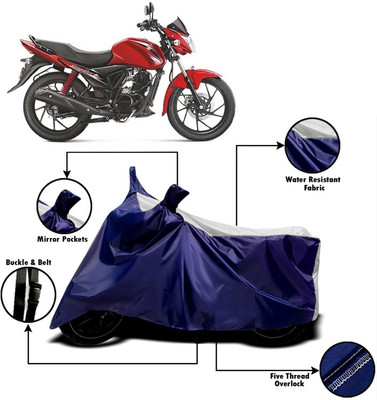 V VINTON Two Wheeler Cover for Suzuki(Sling Shot, White)