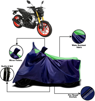 PVSTAR Two Wheeler Cover for Yamaha(MT 15, Green, Blue)