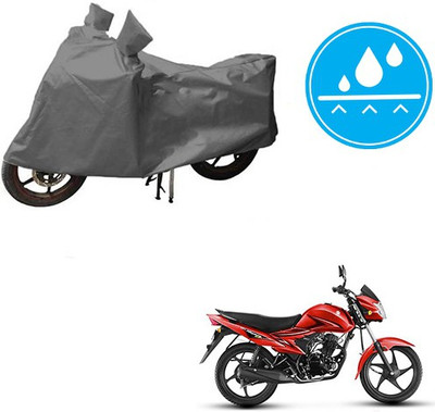 HYBRIDS COLLECTION Waterproof Two Wheeler Cover for Suzuki(Hayate, Grey)