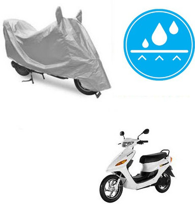 Atulit enterprises Two Wheeler Cover for Indus(Yo Electron, Silver)