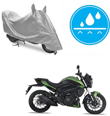 RPSENTTERPR Waterproof Two Wheeler Cover for Bajaj(Dominar, Silver)