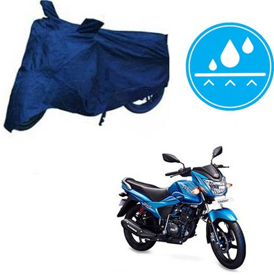 RPSENTTERPR Waterproof Two Wheeler Cover for TVS(Victor New, Blue)