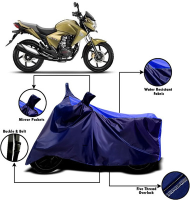 V VINTON Two Wheeler Cover for Honda(Unicorn Dazzler, Blue)