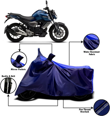 PVSTAAR Two Wheeler Cover for Yamaha(FZ S V3.0 FI, Blue)