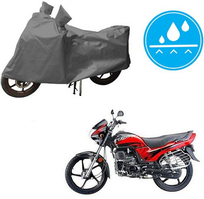 RPSENTTERPR Waterproof Two Wheeler Cover for Honda(Passion Plus, Grey)