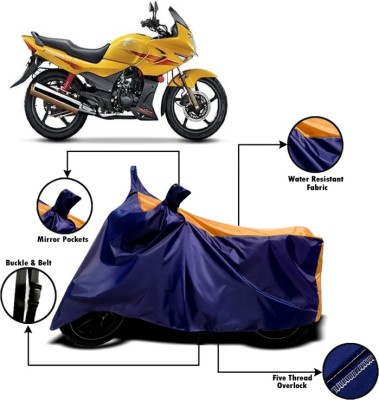 V VINTON Two Wheeler Cover for Hero(Karizma, Orange, Blue)