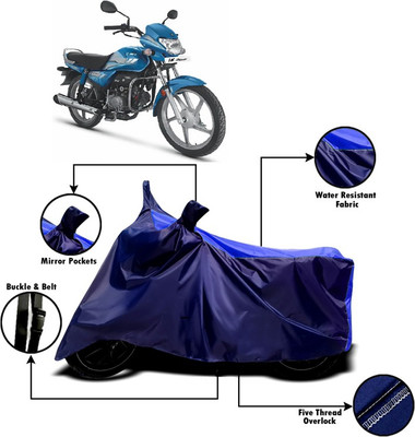 V VINTON Two Wheeler Cover for Hero(HF Deluxe, Multicolor)