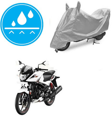 RPSENTTERPR Waterproof Two Wheeler Cover for Hero(Ignitor, Silver)
