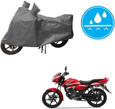 HYBRIDS COLLECTION Waterproof Two Wheeler Cover for TVS(Pheonix, Grey)