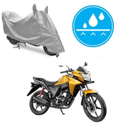 Atulit enterprises Two Wheeler Cover for Honda(CB Twister, Silver)