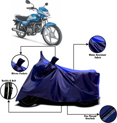 PVSTAR Two Wheeler Cover for Hero(HF, Blue)