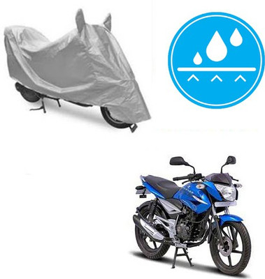 Atulit enterprises Two Wheeler Cover for Bajaj(XCD 125cc, Silver)