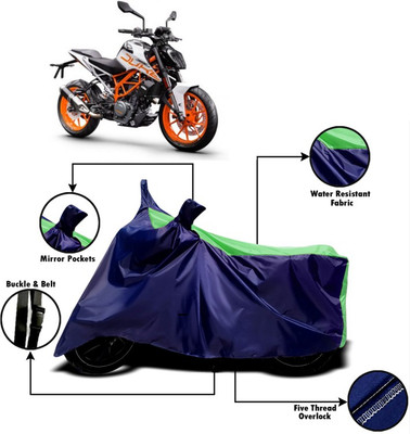 V VINTON Two Wheeler Cover for KTM(Duke 390, Green, Blue)