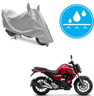 Atulit enterprises Two Wheeler Cover for Yamaha(FZ-S, Silver)