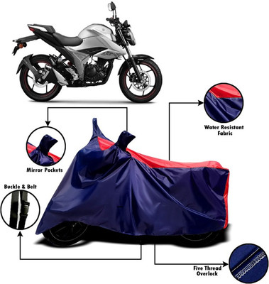 V VINTON Two Wheeler Cover for Suzuki(Gixxer, Red, Blue)