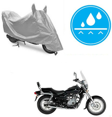 RPSENTTERPR Waterproof Two Wheeler Cover for Bajaj(Avenger 220 DTS-i, Silver)