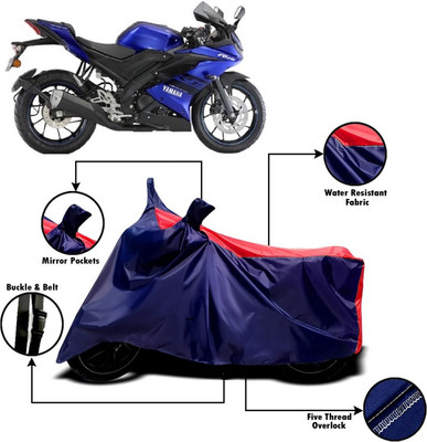 V VINTON Two Wheeler Cover for Yamaha(R15, Red, Blue)