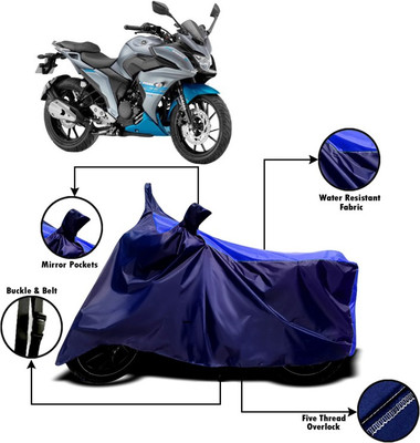 V VINTON Two Wheeler Cover for Yamaha(Fazer 25, Blue)