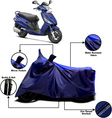 V VINTON Two Wheeler Cover for Hero(Maestro Edge, Blue)