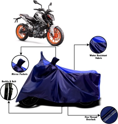 V VINTON Two Wheeler Cover for KTM(Duke 200, Blue)