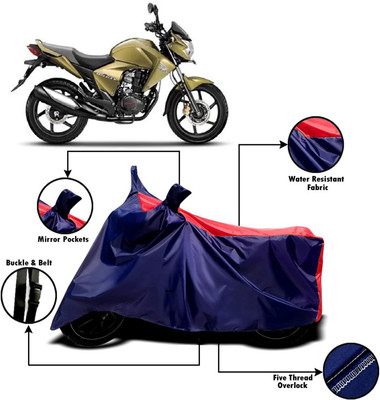 V VINTON Two Wheeler Cover for Honda(Unicorn Dazzler, Red, Blue)