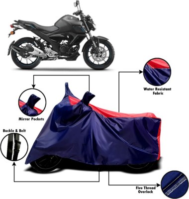 V VINTON Two Wheeler Cover for Yamaha(FZ-S FI, Red, Blue)