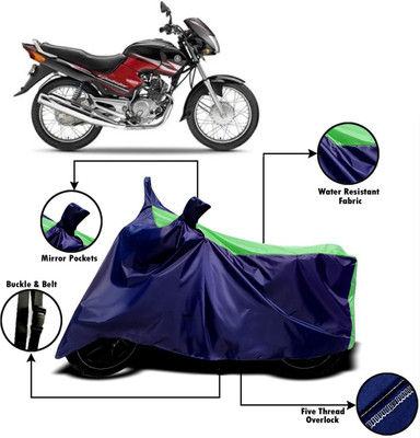 V VINTON Two Wheeler Cover for Yamaha(Gladiator, Green, Blue)