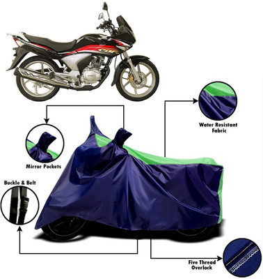 V VINTON Two Wheeler Cover for Honda(CBF150, Green, Blue)