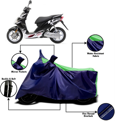 PVSTAR Two Wheeler Cover for Yamaha(Jog R, Green, Blue)