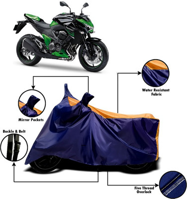 V VINTON Two Wheeler Cover for Kawasaki(Z800, Orange, Blue)