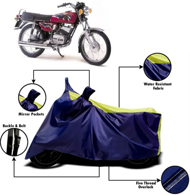 V VINTON Two Wheeler Cover for Yamaha(RX 100, Yellow, Blue)