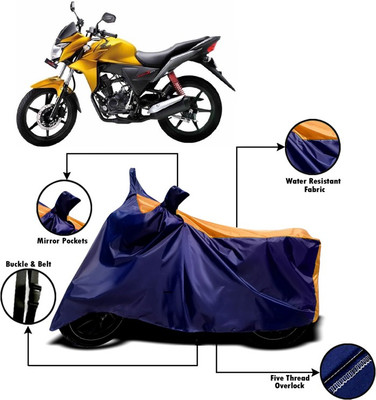 V VINTON Two Wheeler Cover for Honda(CB Twister, Orange, Blue)