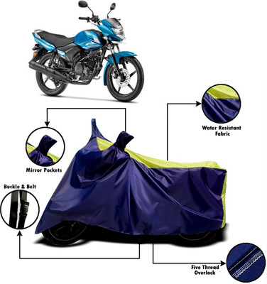 V VINTON Two Wheeler Cover for Yamaha(Saluto, Yellow, Blue)