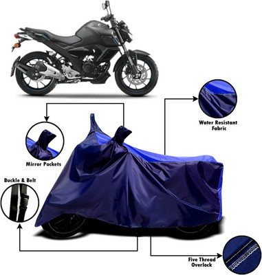 V VINTON Two Wheeler Cover for Yamaha(FZ-S FI, Blue)