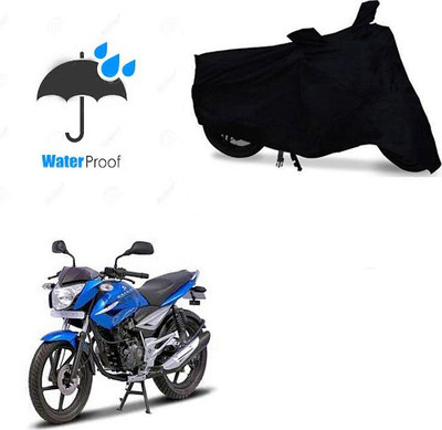 Motoren Waterproof Two Wheeler Cover for Bajaj(XCD 125cc, Black)