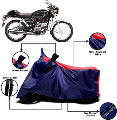 V VINTON Two Wheeler Cover for Hero(Splendor Pro Classic, Red, Blue)