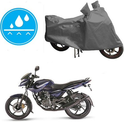 RPSENTTERPR Waterproof Two Wheeler Cover for Bajaj(Pulsar 135 LS DTS-i, Grey)