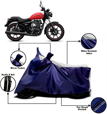V VINTON Two Wheeler Cover for Royal Enfield(Thunderbird 350, White)