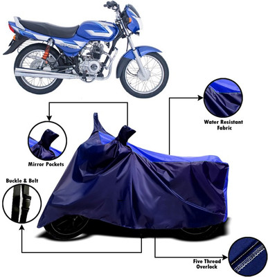 PVSTAR Two Wheeler Cover for Bajaj(CT100, Blue)