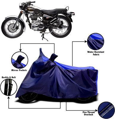 V VINTON Two Wheeler Cover for Royal Enfield(Electra Delux, Blue)