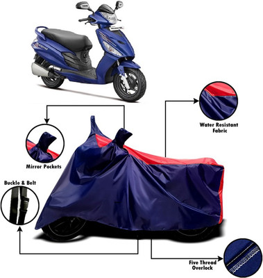 V VINTON Two Wheeler Cover for Hero(Maestro Edge, Red, Blue)