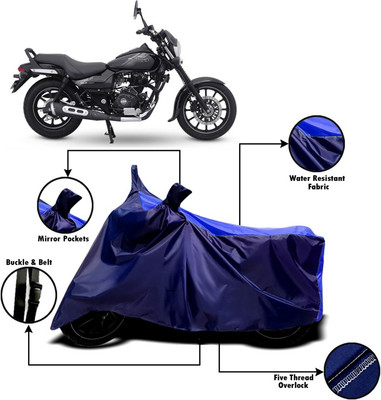 PVSTAR Two Wheeler Cover for Bajaj(Avenger 150 Street, Blue)