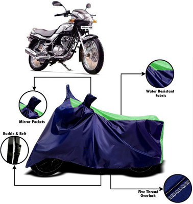 PVSTAR Two Wheeler Cover for Suzuki(Fiero F2, Green, Blue)
