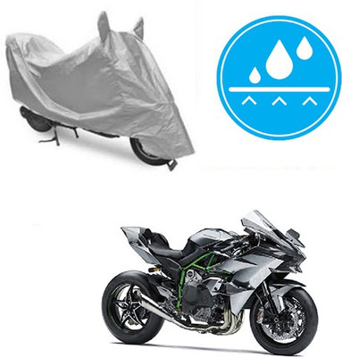 Atulit enterprises Two Wheeler Cover for Kawasaki(Ninja, Silver)