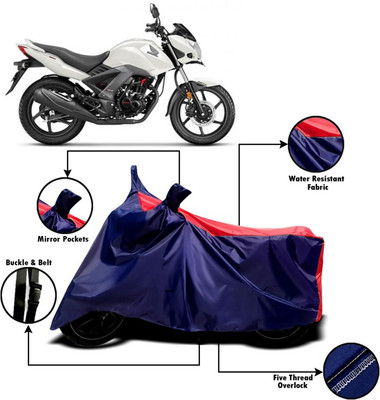 V VINTON Two Wheeler Cover for Honda(CB Unicorn, Red, Blue)