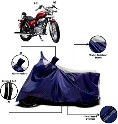 Amozkart Two Wheeler Cover for Royal Enfield(Twin spark, Multicolor)